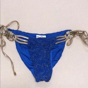 Beach Bunny Sapphire Blur bikini bottoms